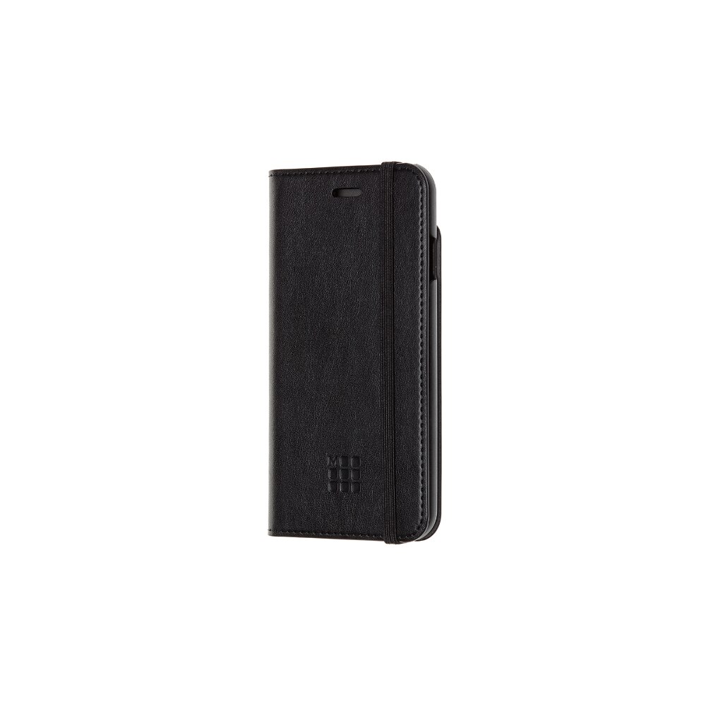 Husa cu functie stand pentru Iphone X Moleskine, Poliuretan, Negru