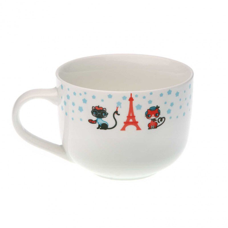 Cana - Cats in Paris, Portelan, 250 ml, Multicolor