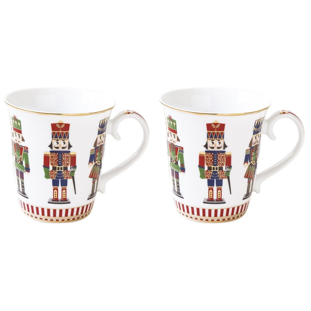 Set 2 cani Nutcracker Easy Life, portelan, multicolor, 275 ml A216051