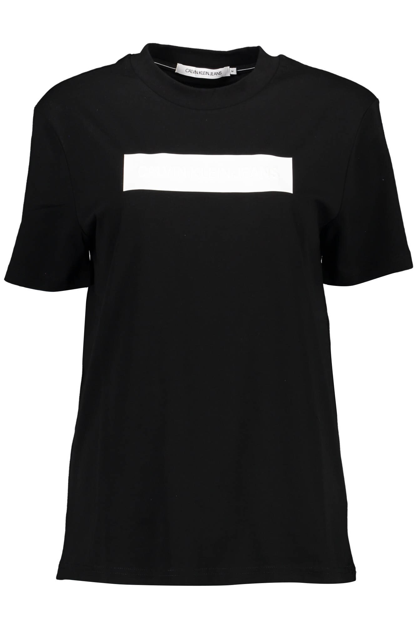 Tricou Dama, CALVIN KLEIN, 9108008, Logo, Negru, Negru