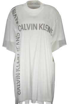 Tricou Dama, CALVIN KLEIN, 9107935, Logo, Alb, Alb Tricou Dama, CALVIN KLEIN, 9107935, Logo, Alb, Alb