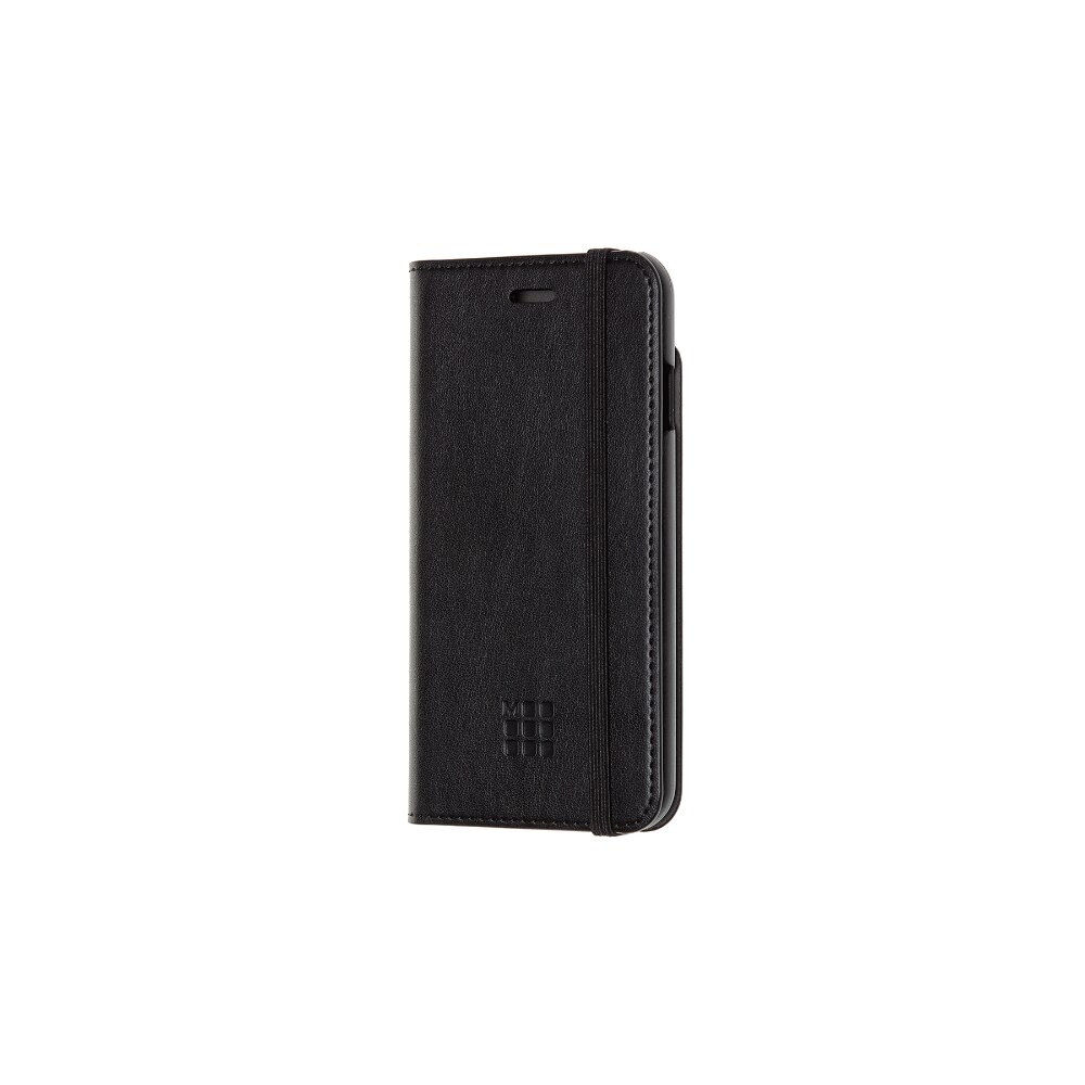 Husa pentru Iphone 6 / 6S / 7 / 8 Moleskine, Functie stand, Poliuretan, Negru