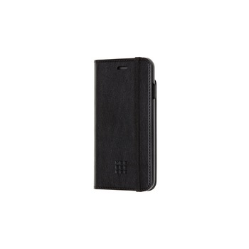 Husa pentru Iphone 6 / 6S / 7 / 8 Moleskine, Functie stand, Poliuretan, Negru Husa pentru Iphone 6 / 6S / 7 / 8 Moleskine, Functie stand, Poliuretan, Negru