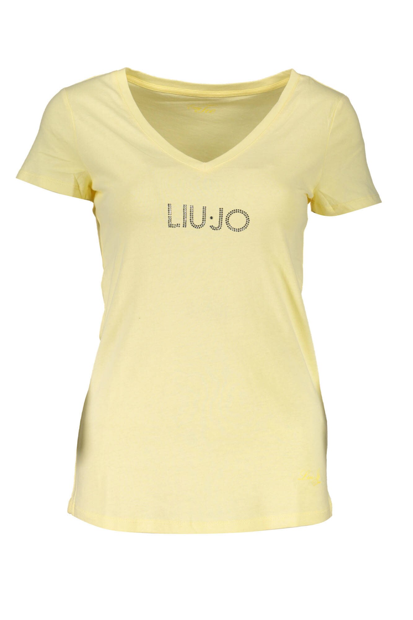 Tricou Dama, LIU JO, 9106615, Logo, Galben, Galben, XS