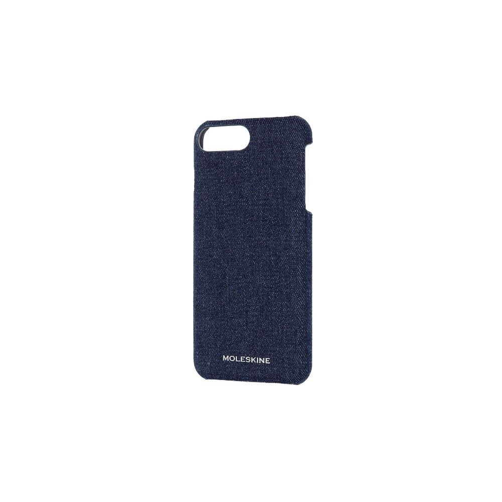 Husa pentru iPhone 6Plus / 6Splus / 7Plus / 8Plus Moleskine, Denim, Albastru
