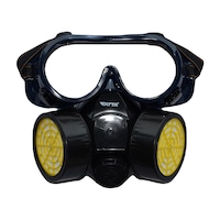 Masca dubla gaz Tatta TT-MP, filtru praf, anti fum, protectie ochi