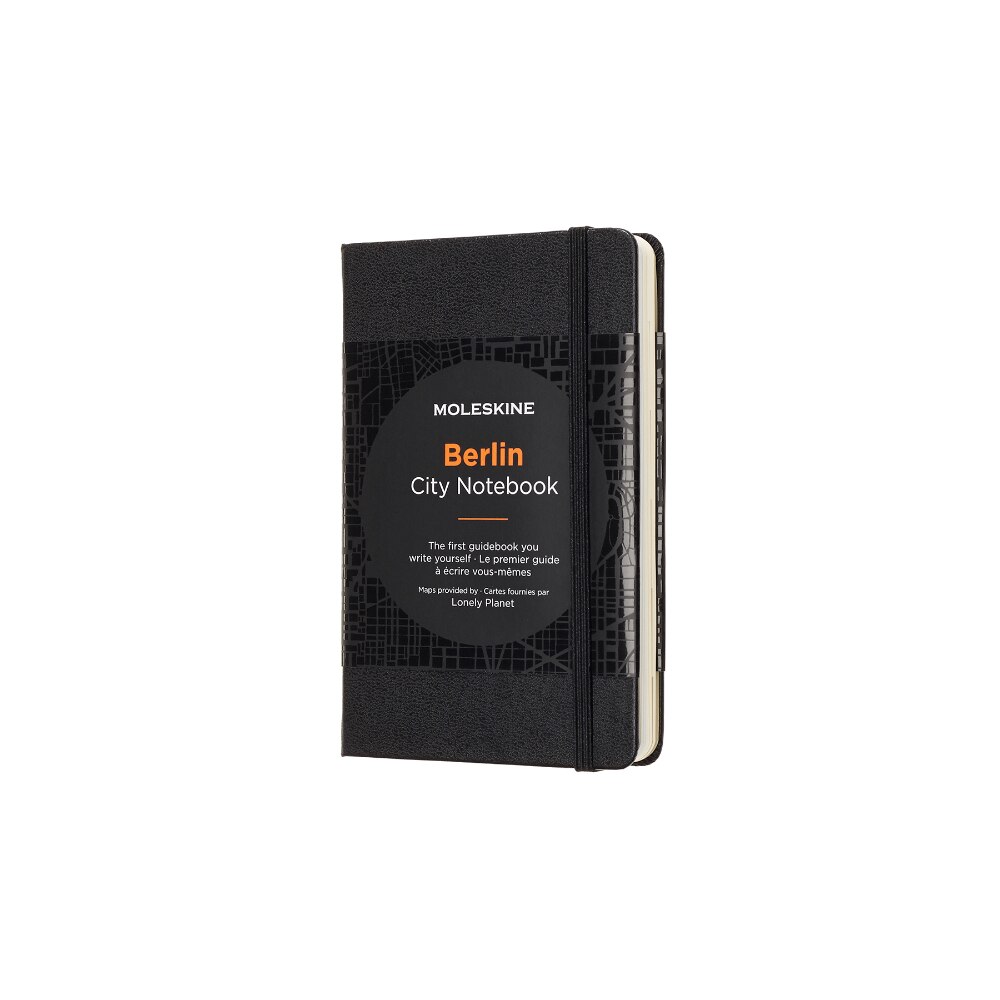 Jurnal Moleskine, Berlin, Hard cover, 70 g, 9x14 cm, Negru