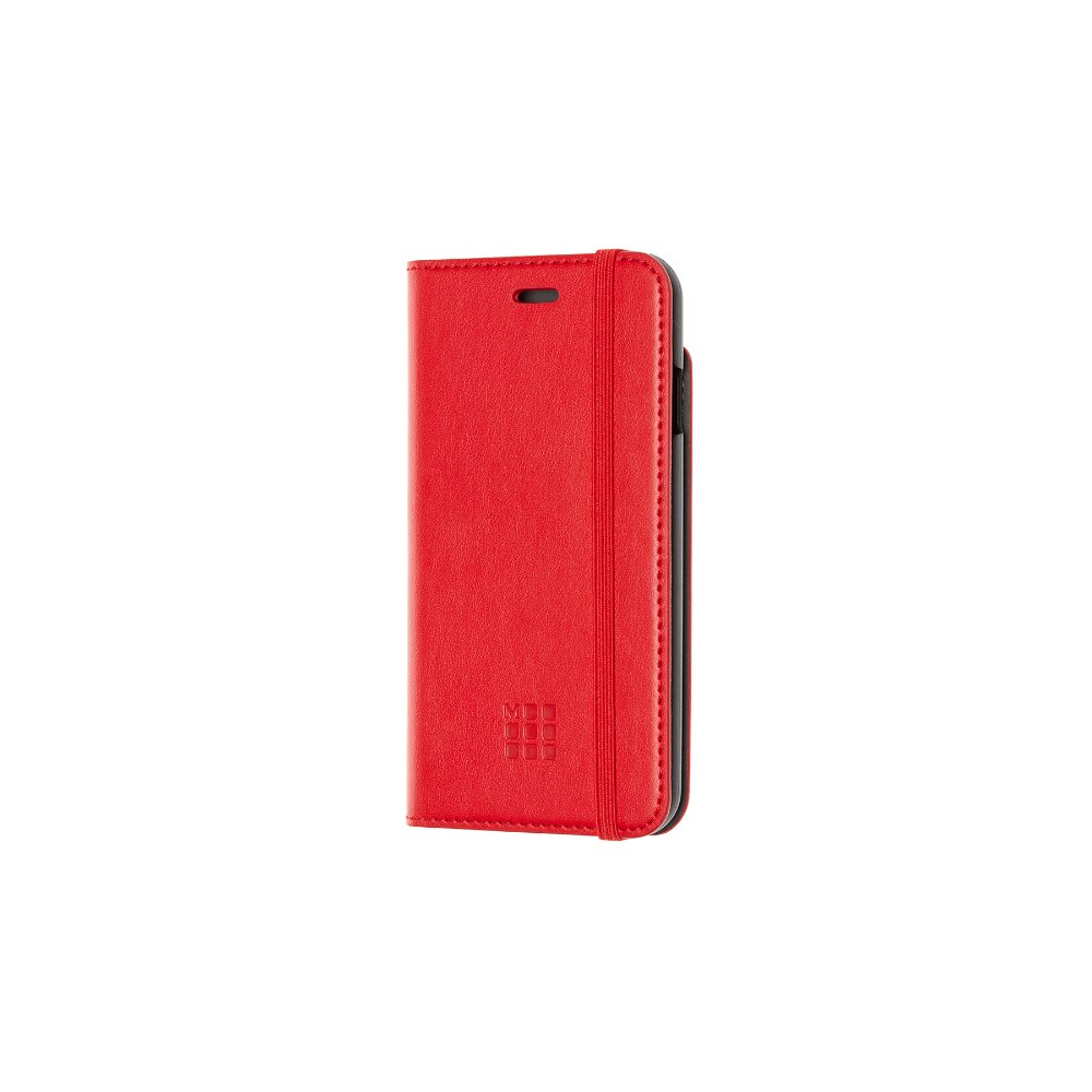 Husa pentru Iphone 6Plus / 6SPlus / 7Plus / 8Plus Moleskine, Functie stand, Poliuretan, Rosu