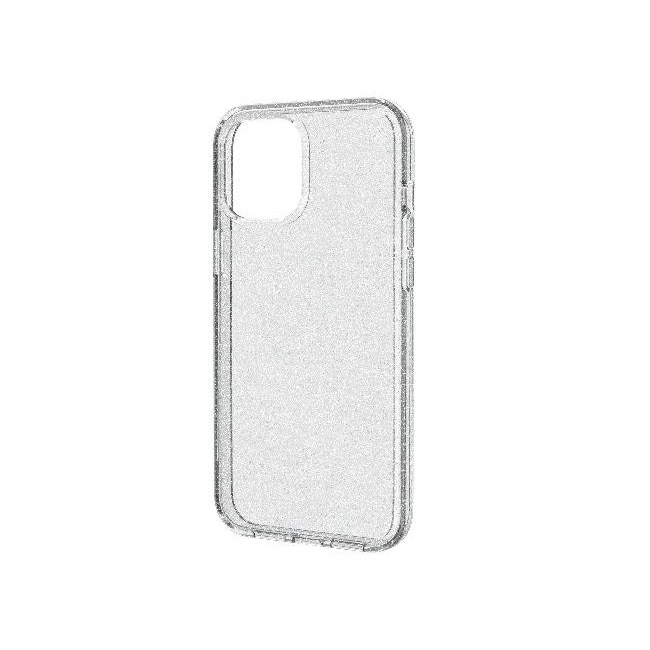 Husa de protectie pentru iPhone 13 Pro Max, material TPU, Silver Glitter, CBO-BBL3164