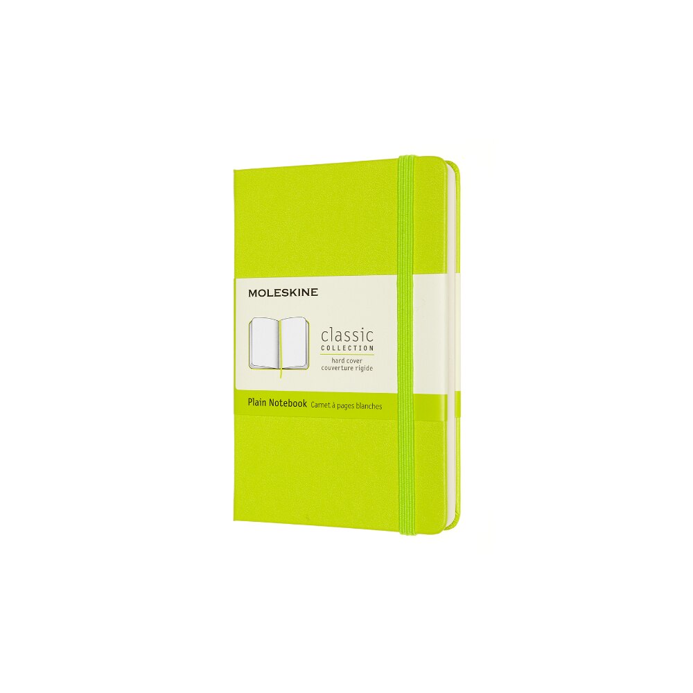 Agenda Moleskine, Clasic, Hard cover, A6, 9x14 cm, 70 g, Verde neon