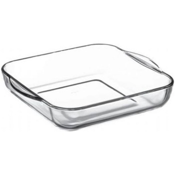 Tava patarata Pasabahce Borcam, sticla termorezistenta, 26x22cm, inaltime 5.9cm, 2L Tava patarata Pasabahce Borcam, sticla termorezistenta, 26x22cm, inaltime 5.9cm, 2L