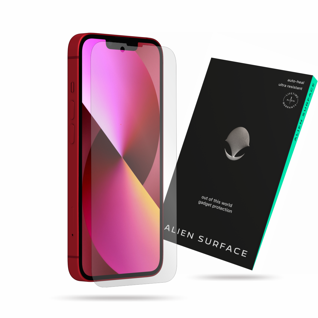 Folie Alien Surface, compatibil cu Apple iPhone 13 Mini, protectie ecran