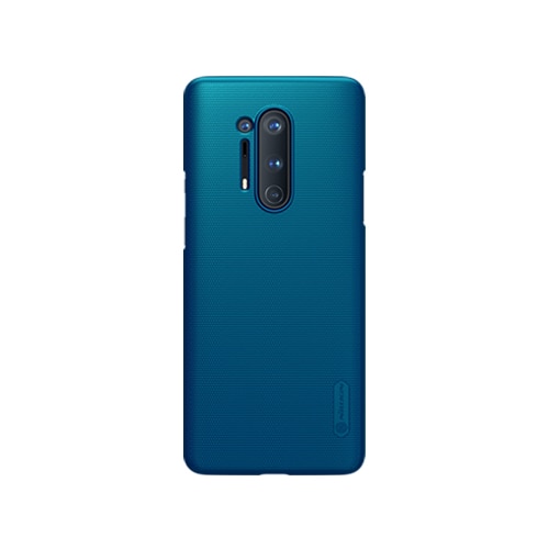 Husa protectie spate din plastic texturat albastru, pentru OnePlus 8 Pro- Nillkin Frosted Shield