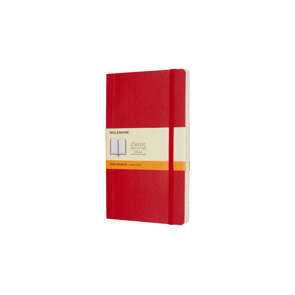 Agenda Moleskine, Classic Collection, 13 x 21 cm, 70 g/m2, Rosu