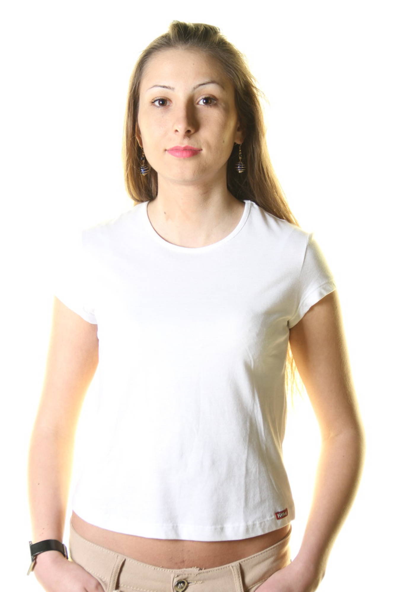 Tricou Dama, KILLAH, 9108195, Logo, Alb, Alb