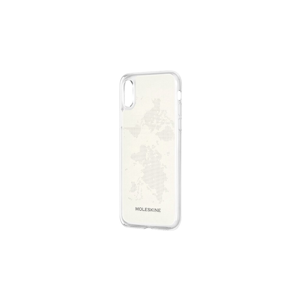 Carcasa transparenta cu hartie preimprimata pentru iPhone XR Moleskine, Acril