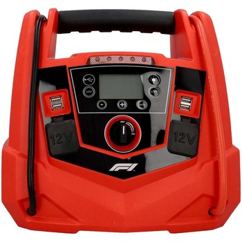 Robot pornire 4in1, cu functie de statie alimentare, pornire asistata, compresor si lampa led, Formula 1, 1250 Amp Robot pornire 4in1, cu functie de statie alimentare, pornire asistata, compresor si lampa led, Formula 1, 1250 Amp