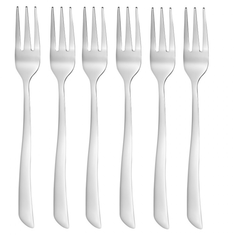 Set de 6 furculite din otel,Ambition Wave