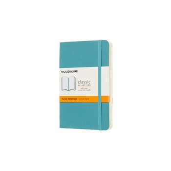 Agenda Moleskine, Classic Collection, 70 g/m2, A6, 9 x 14 cm, Turcoaz Agenda Moleskine, Classic Collection, 70 g/m2, A6, 9 x 14 cm, Turcoaz