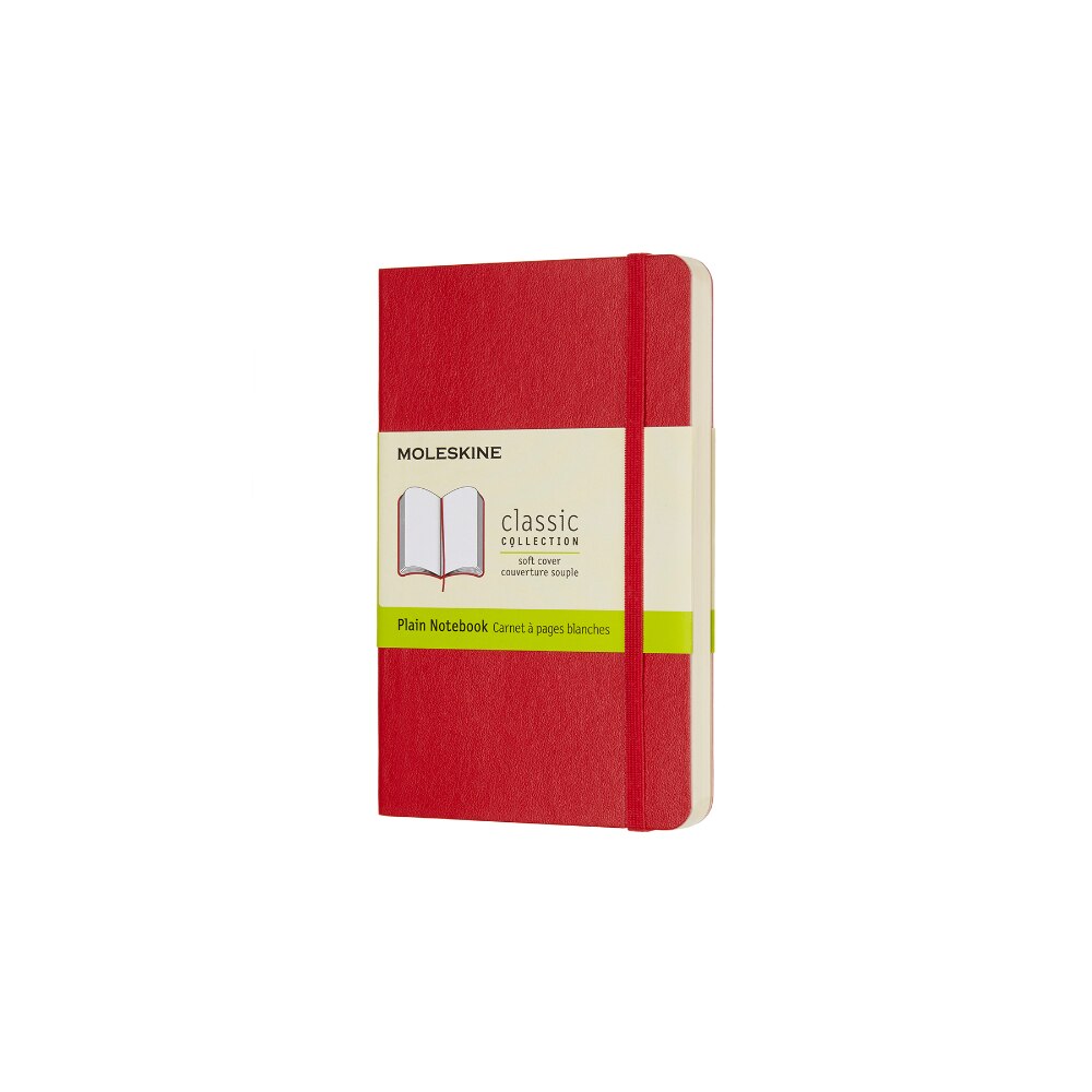 Agenda Moleskine, Classic Collection, 70 g/m2, A6, 9 x 14 cm, Rosu