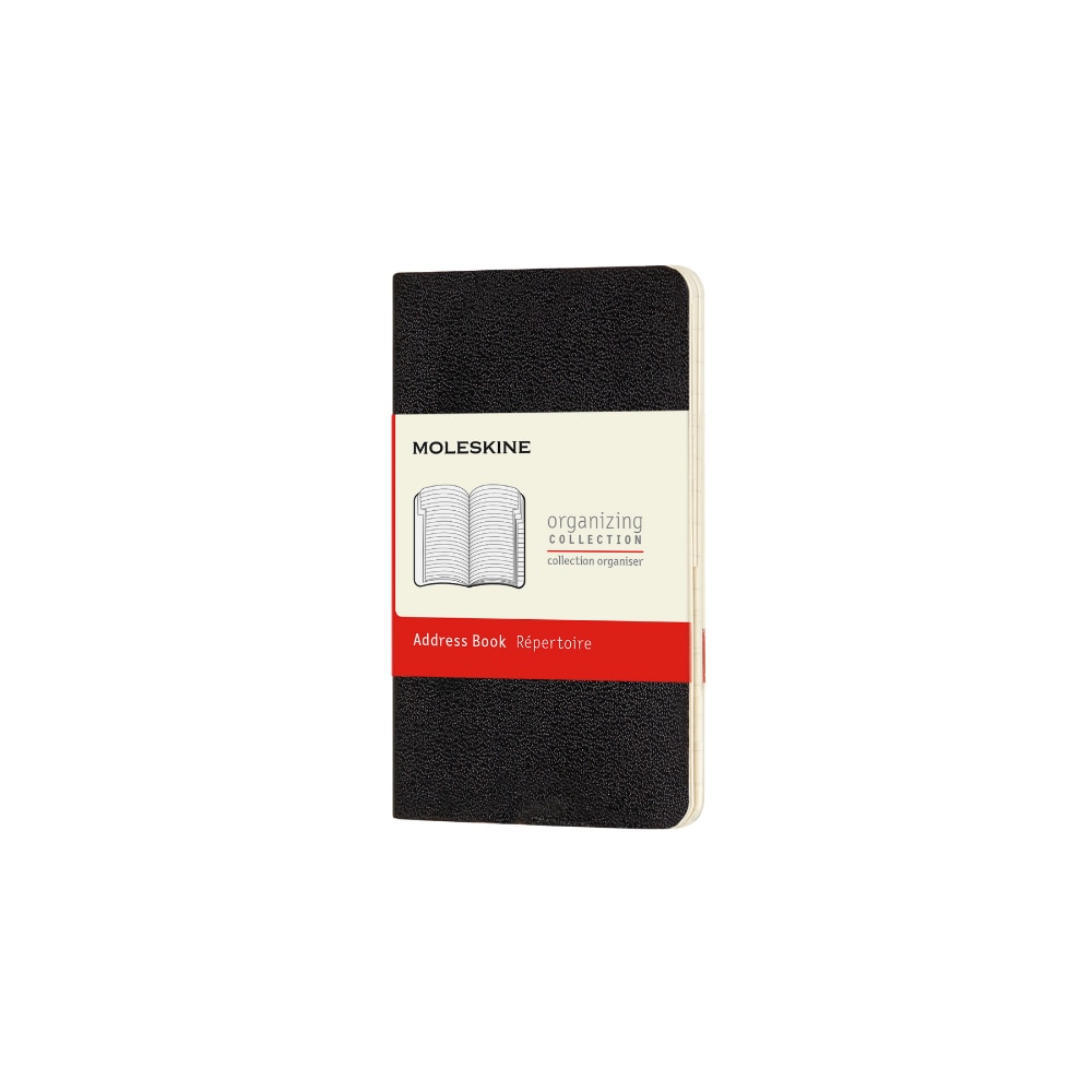 Agenda de adrese Moleskine, Soft cover, 6.5x10 cm, Cu index alfabetic, Negru