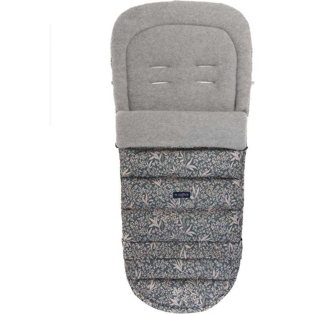 Sac de iarna pentru carucior si scaun auto iGrow 2.0 cu lana oaie Premium Organic, Womar Zaffiro, Gri