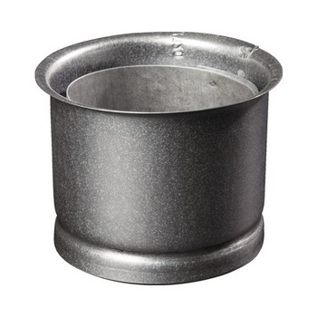 Protectie dubla pentru perete Bertrams Ø120 mm, aluminizat la cald Protectie dubla pentru perete Bertrams Ø120 mm, aluminizat la cald