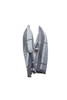 Fular cu model carouri Soft Cashmera, Antonio, 620189699 Gri/Albastru melange, 180 x 30 cm Fular cu model carouri Soft Cashmera, Antonio, 620189699 Gri/Albastru melange, 180 x 30 cm