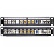 Patch Panel 10" for keystone 12 ports black, Delock 43259