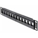 Patch Panel 10" for keystone 12 ports black, Delock 43259