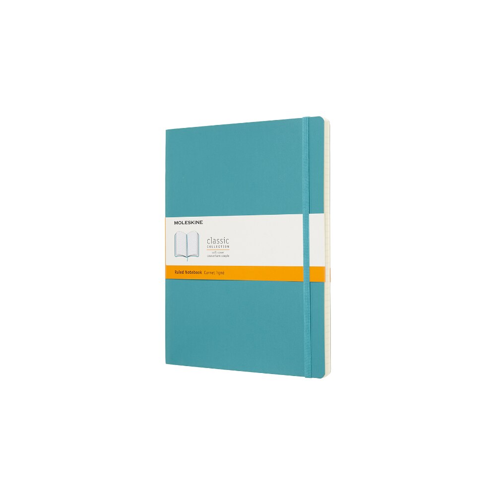Agenda Moleskine, Classic Collection, XL, 19 x 25 cm, Turcoaz