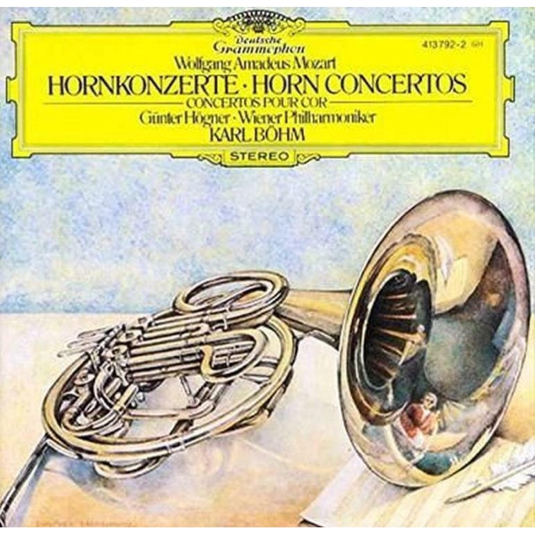Günter Högner, Wiener Philharmoniker, Karl Böhm - Mozart, W.A.: Horn Concerto No.1 In D, K.386b (K.412 & 514); Horn Concerto No.2 In E Flat, K.417; Horn Concerto No.4 In E Flat, K.495 (CD)