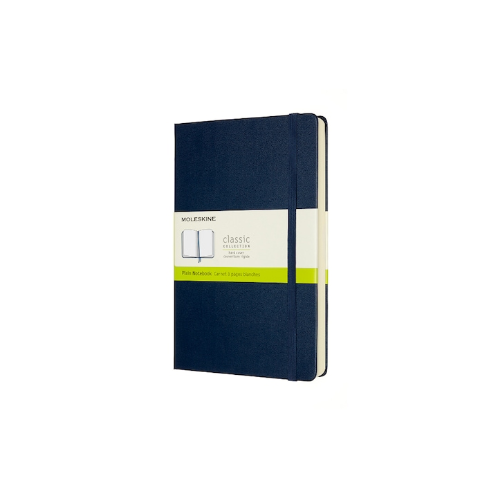 Agenda Moleskine, Classic Expanded, 13 x 21 cm, 70 g/m2, Bleumarin