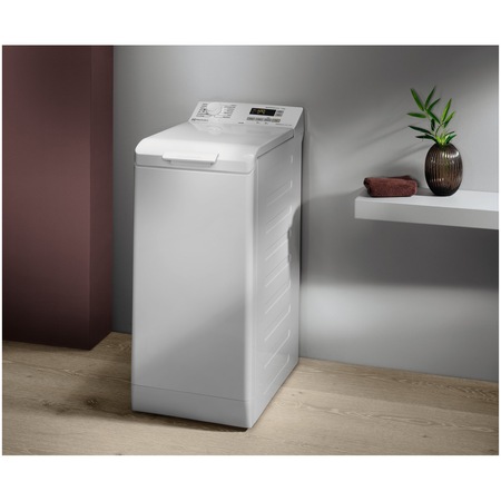 Masina de spalat rufe cu incarcare verticala Electrolux EW6TN5261, 6 kg, 1200 rpm, Clasa D, SensiCare, TimeSave, Start intarziart, Alb