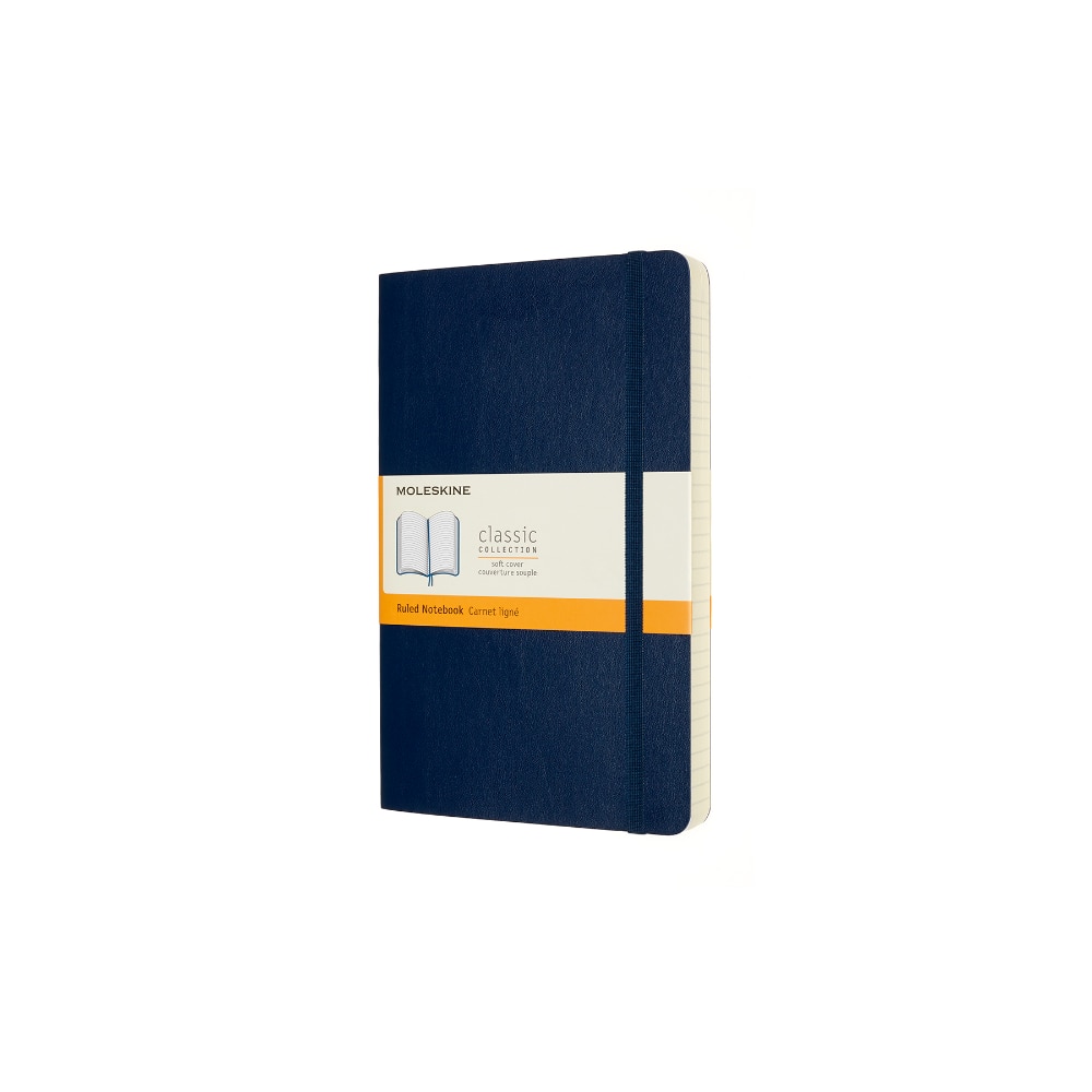 Agenda Moleskine, Classic Expanded Collection, 13 x 21 cm, 70 g/m2, Bleumarin