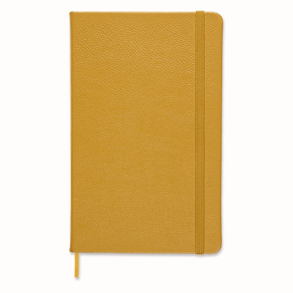 Notebook Moleskine, Hard cover, 120 g, 13x21 cm, Dictando, Galben mustar, Piele