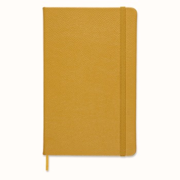 Notebook Moleskine, Hard cover, 120 g, 13x21 cm, Dictando, Galben mustar, Piele Notebook Moleskine, Hard cover, 120 g, 13x21 cm, Dictando, Galben mustar, Piele