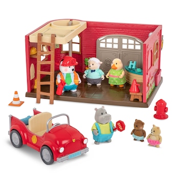 Jucarie pompieri Li'L Woodzeez, Multicolor Jucarie pompieri Li'L Woodzeez, Multicolor