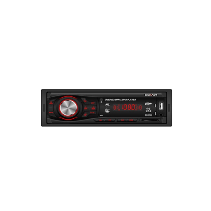 Autós Bluetooth Fejegység MP3 FM SD USB AUX RCA Kihangosító DEH-555