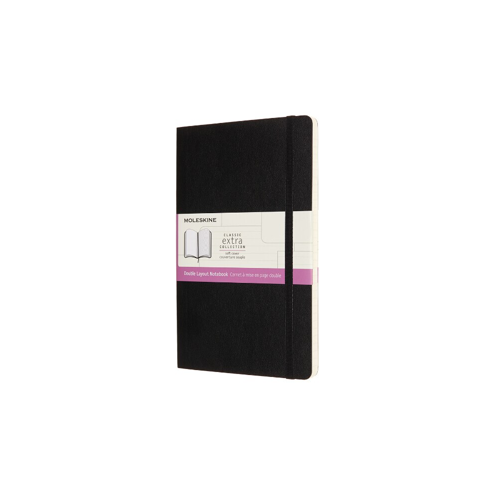 Agenda Moleskine, Classic Extra Collection, 13 x 21 cm, Negru