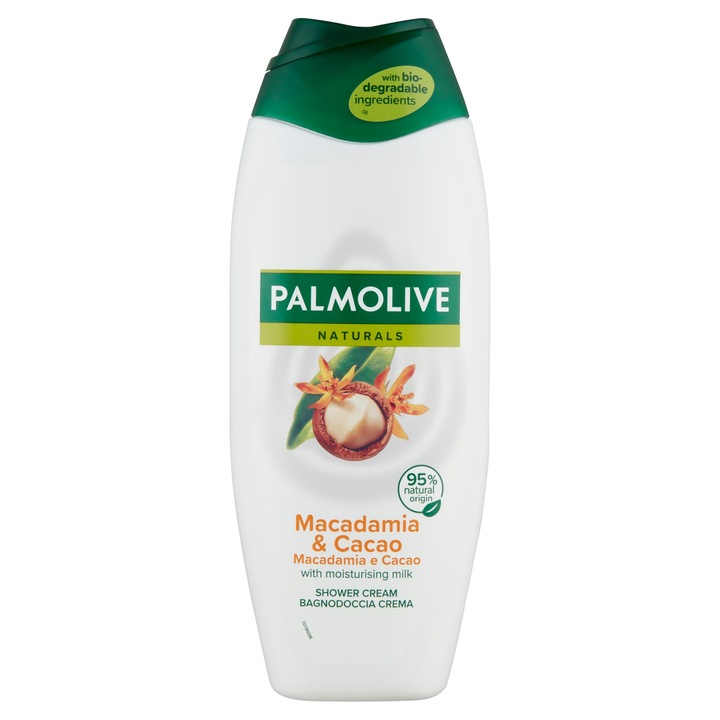Palmolive Naturals tusfürdő, 500 ml, Macadamia