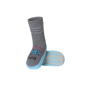 Mocasini, Princess Girls, gri 26-27 Mocasini, Princess Girls, gri 26-27