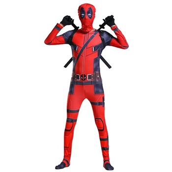 Costum carnaval adulti Deadpool, mulat,160-170cm Costum carnaval adulti Deadpool, mulat,160-170cm