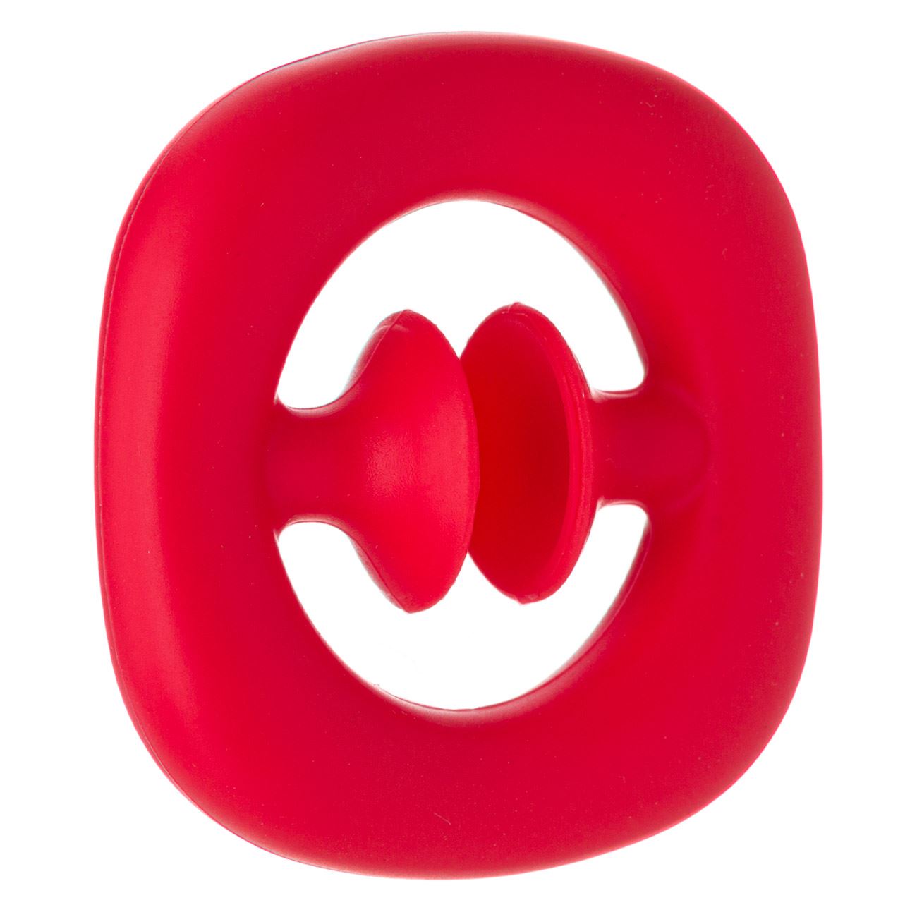 Jucarie pentru copii, Zola®, Fidget , rosu, din silicon, 5x5 cm