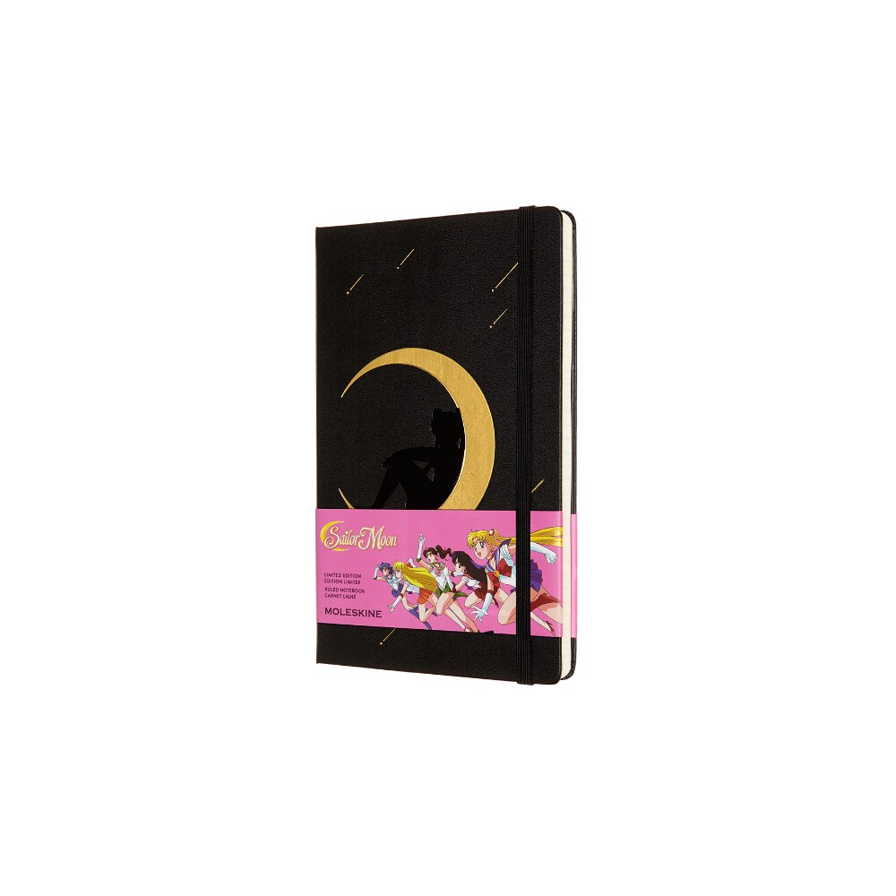 Notebook Moleskine, Sailor Moon, Hard Cover, 13x21, Negru