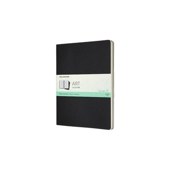 Set 3 caiete de muzica Moleskine, Coperta carton, 19x25 cm, 100 g, Negru Set 3 caiete de muzica Moleskine, Coperta carton, 19x25 cm, 100 g, Negru