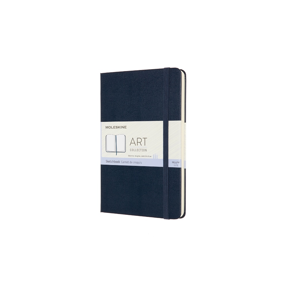Caiet de schite Moleskine, 165g/m2, 11 x 18 cm, Bleumarin