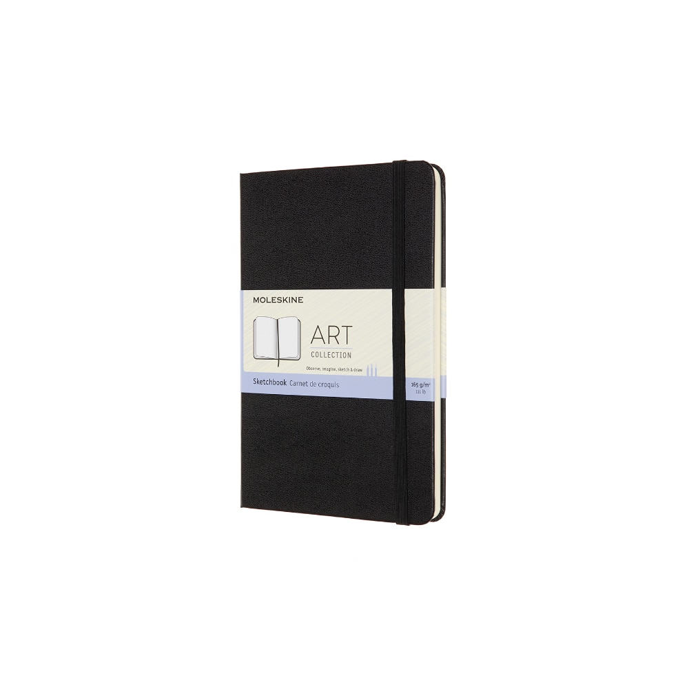 Caiet de schite Moleskine, 165g/m2, 11 x 18 cm, Negru
