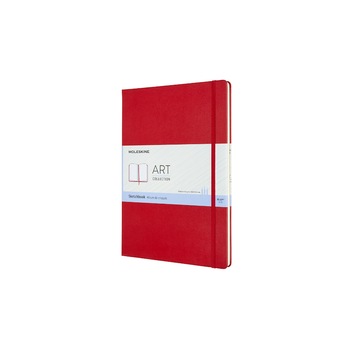 Caiet de schite Moleskine, 165g/m2, A4, Rosu Caiet de schite Moleskine, 165g/m2, A4, Rosu