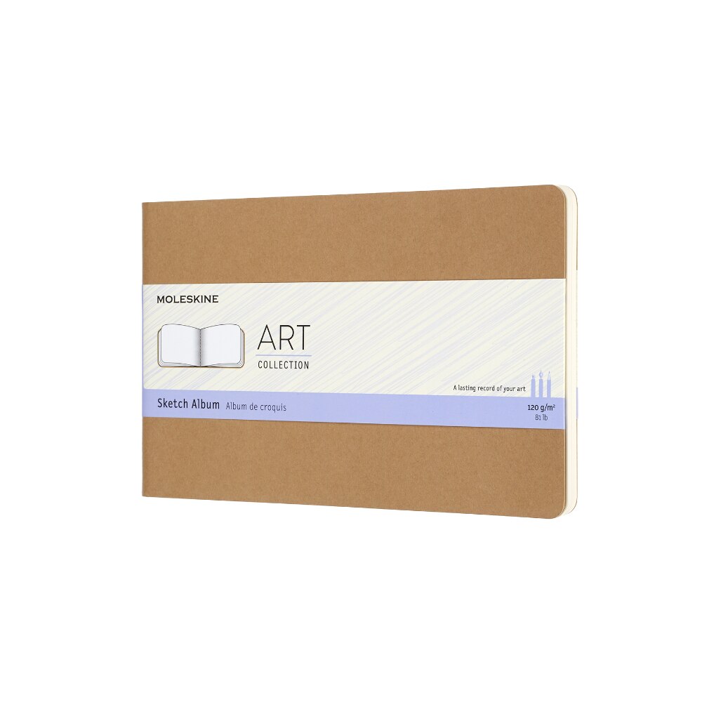 Album de schite Moleskine, 120g/m2, 13x21 cm, Maro
